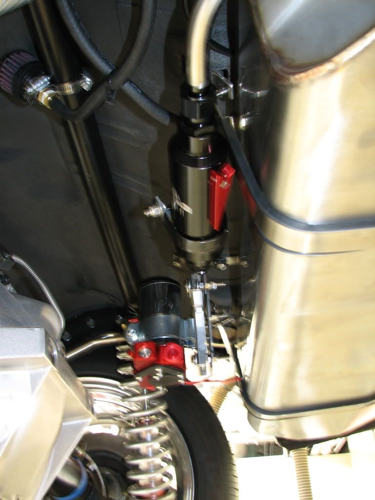Electric fuel pump mounting Team Camaro Tech